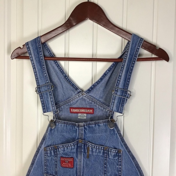 Vintage Y2K Unionbay Denim Carpenter Overalls Size Medium. - Picture 5 of 11